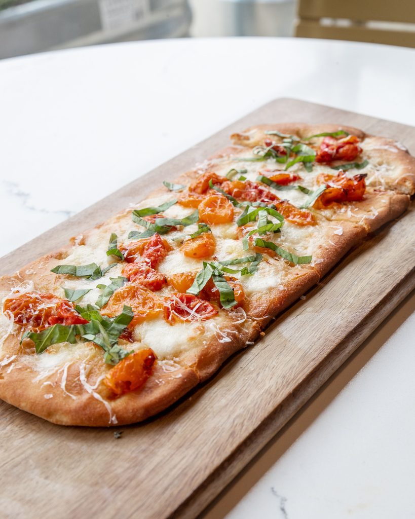 Homemade flatbread pizza, Friday's dinner at $3.71