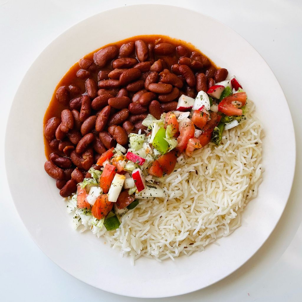 Red beans and rice, $3.16 for four people